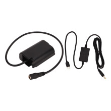 Stable Power Supply Dummy Battery Adapter USB Type-C Connector Full Decoded Support Battery Status Display V Mount Battery Compatible Long Time