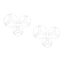 6Pcs Multi-Function Stainless Steel Steaming Rack for Pot and Cake Use