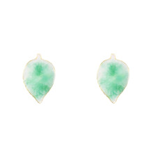 2Pcs Green Resin Manicure Palette Nail Color Mixing Display Plate