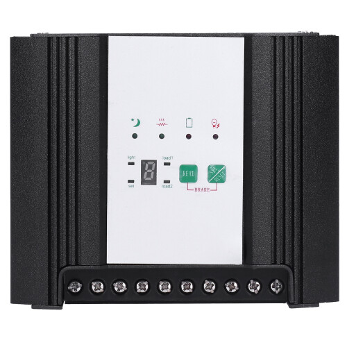 Renewable Energy Controller Wind Solar Hybrid Controller Digital Intelligent Control Boost Charge Technology LCD Display PWM Charging Regulator For
