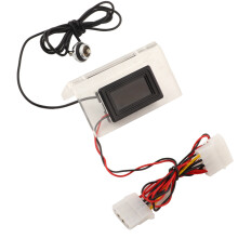 Waterproof Digital Thermometer For Water Cooling Systems With Real Time Temperature Monitoring LCD Display High Quality Material4Pin Power Supply