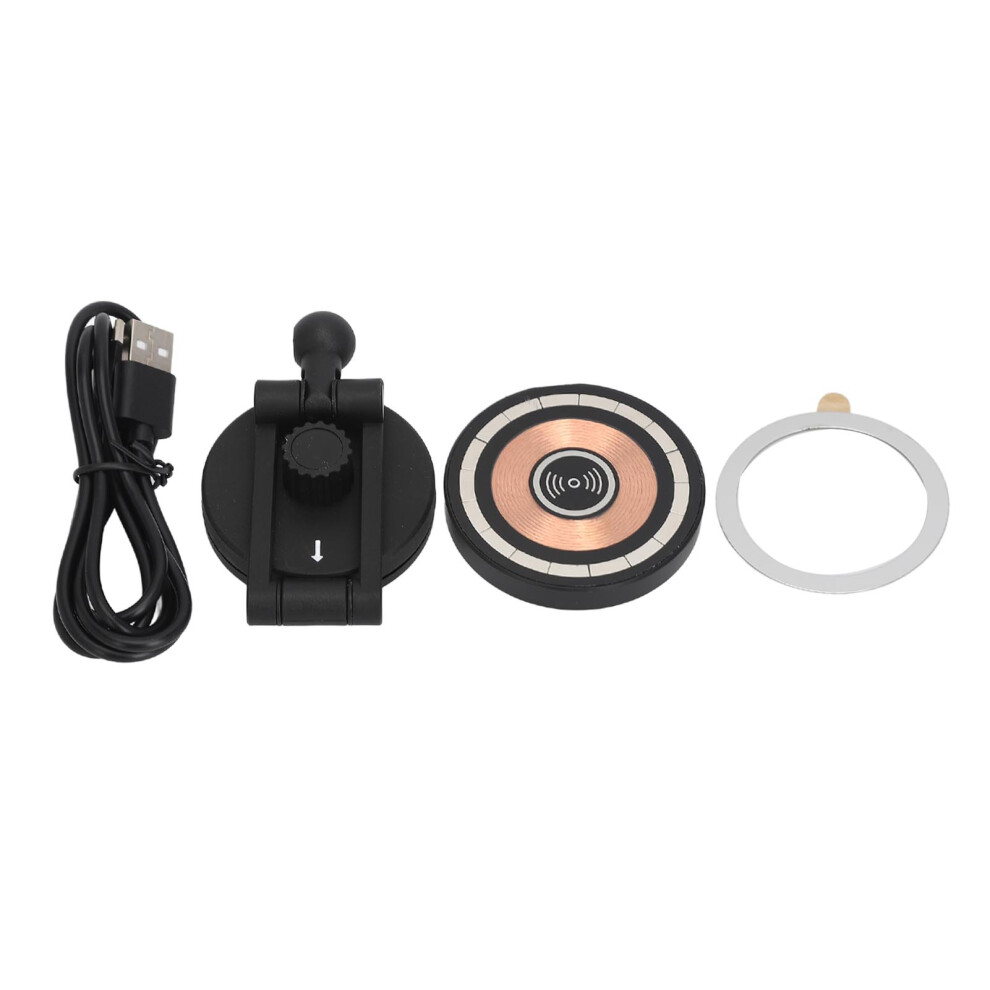 Adjustable Viewing Angle Car Mount, Magnetic Wireless Charger With Fast Charging And Strong Suction, Universal Compatibility Hands Free Navigation 9071309208054