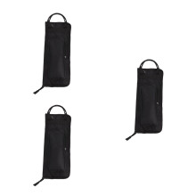 3Pcs Black Oxford Cloth Drumstick Bag Portable Durable Storage Holder