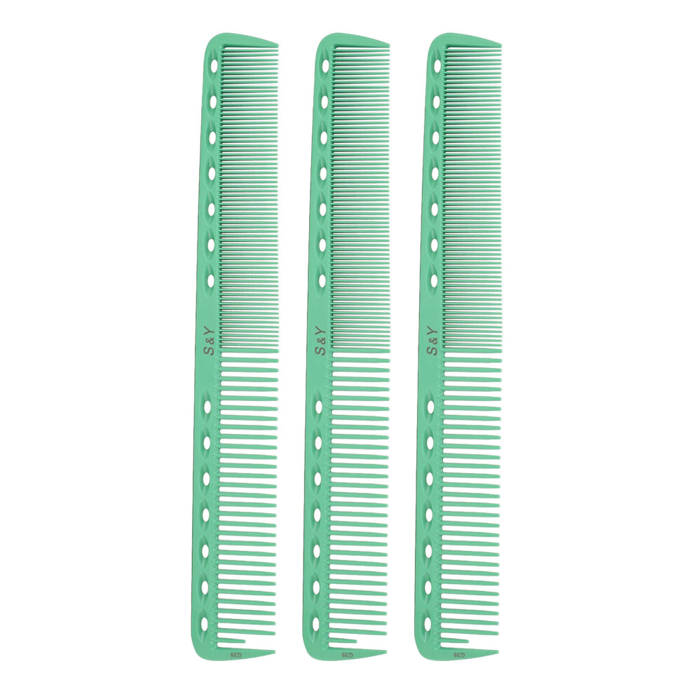 Non Slip Hair Cutting Comb Fine and Wide Teeth Design Ergonomic Handle for Salon and Personal Grooming