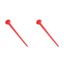 2Pièces Embouts Allongés En Rouge Pour Masticage Collage