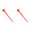 2Pièces Embouts Allongés En Rouge Pour Masticage Collage 1