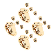 16Pcs Metal Buckle Purse Locks Golden Bag Hardware for Handbag DIY