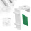 Adjustable Roller Blind Bracket No-Drill Fixing Accessories for Window Shade Clamp Replacement Easy Installation Durable Plastic Design 2