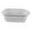 Large Beige Plastic Wash Basin Multi Functional Thickened Stable Design 4