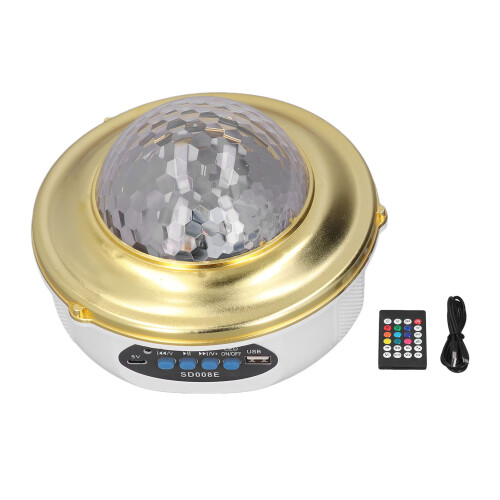 Bluetooth Speaker Galaxy Light Projector With White Noise Sleep Aid Sound Machine Adjustable Projection Angle Timable Projector Led Lighting Modes