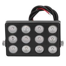 Illuminatore a infrarossi impermeabile con accensione e spegnimento automatico, luce IR a lunga distanza per visione notturna, grandangolo,