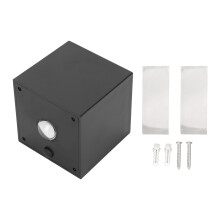Easy Installation Adjustable Color Temperature Weather Resistant Durable Aluminum Construction Outdoor Wall Light Modern Design IP67Waterproof Solar