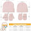 Baby-Strickmütze und Fäustlinge, einfarbig, 3–24 2