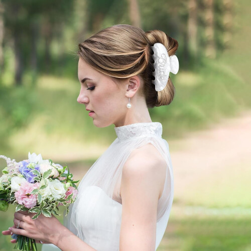 Fermaglio per capelli da sposa – Accessorio scintillante per la sposa 2