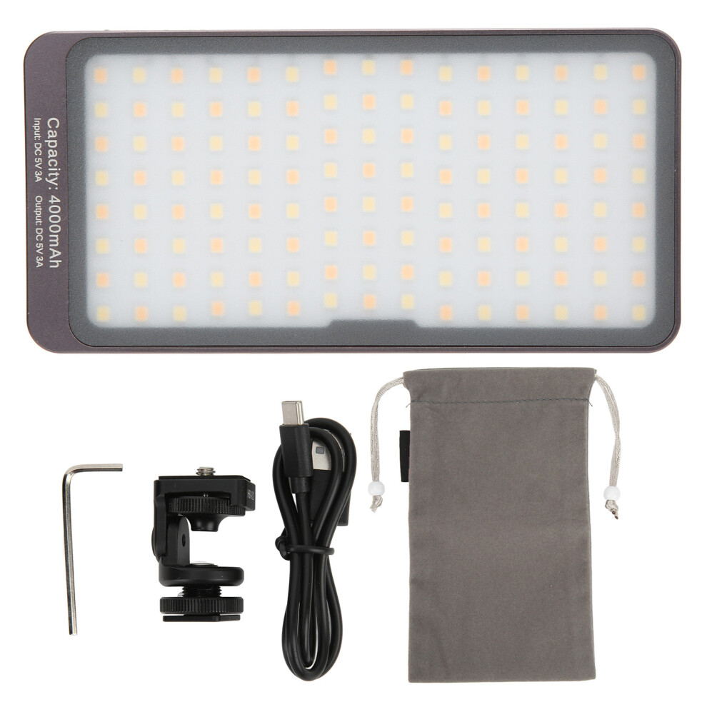 Wireless Control Rgb Led Video Dimmable Bi-Color Led With Oled Display Camera For Photography Built-In Ing Fx Portable Light 9071309205770