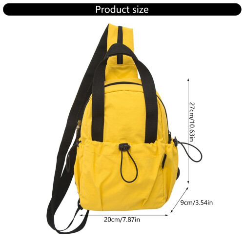 Retro Nylon Convertible Crossbody Bag 2