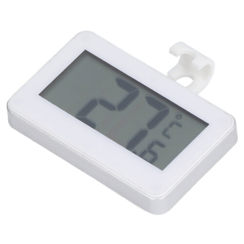 Digital Fridge Thermometer LCD Display C/F Conversion Waterproof Structure Multi-Placement Options for Kitchen Restaurants Pharmacies 2