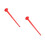 2Pièces Embouts Allongés En Rouge Pour Masticage Collage 5