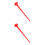 2Pièces Embouts Allongés En Rouge Pour Masticage Collage 7
