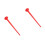 2Pièces Embouts Allongés En Rouge Pour Masticage Collage 8
