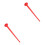 2Pièces Embouts Allongés En Rouge Pour Masticage Collage 9