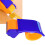 Plastic Packing Tape Dispenser 110g, 4.8cm width 6