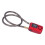 Vibration Trigger Alarm Lock, Remote Control Unlocking Method Smart Security Device with Breakage Detection Feature 6