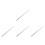 4Pcs Adjustable Grey Stainless Steel Pull Handle Rod for Window Blinds 5