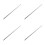 4Pcs Adjustable Grey Stainless Steel Pull Handle Rod for Window Blinds 6
