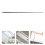 4Pcs Adjustable Grey Stainless Steel Pull Handle Rod for Window Blinds 10