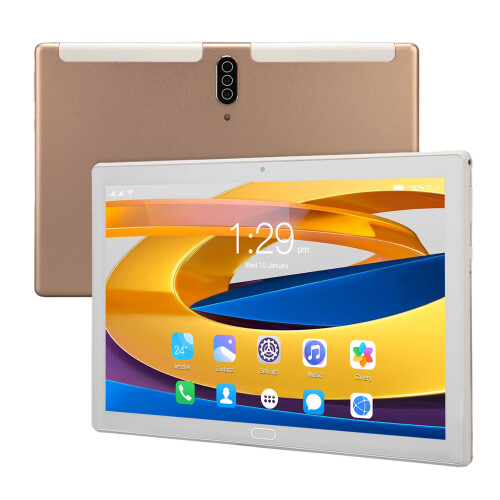 HD Screen Android Tablet10.1Inch Octa Core Processor, Battery Life Upgrade Bluetooth Enabled Expandable Storage Dual Band WiFi2In1With Keyboard 2