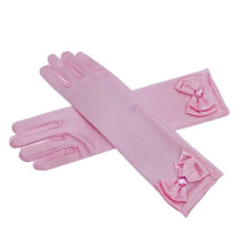Long Pink Gloves for Girls Parties