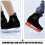 1Pair Black Hockey Boot Covers Wear Resistant Polyester Boot Protector 6