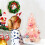 Pink Mini Christmas Tree 17.73 Inch Tabletop Artificial 5