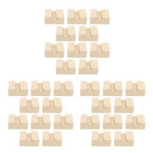 30Pièces De Fixation En Bois Beige Pour Manche De Houe Hache