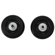 Travel Case Wheels 2pcs Noiseless Rubber Swivel Castors 70x24mm Australia