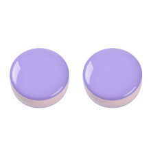2Pièces Étui Violet ABS Pour Prothèses -Bouche