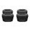 4Pcs Universal Black Plastic Tennis Racket Butt Cap Protectors 1