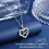 Infinity Heart Halskæde til Datter – Rustfrit Stål, 3