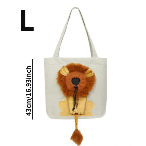 Cat Taking Bag Canvasvormige schoudertas met cartoonkat 2