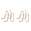4Pcs Classic Retro Light Brown Jute Macrame Hanging Planter Basket 1