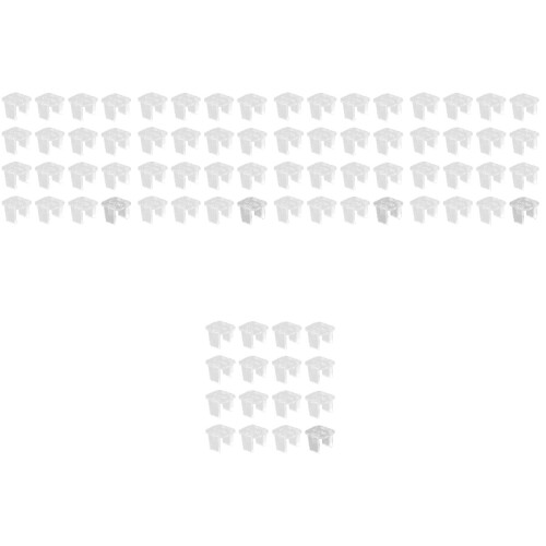 500Pièces Clips Transparent Pour Fixation Bandes LED Durable 2