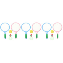 3Sets Badmintonrackets Voor Kinderen Trainingsset Sport En Coördinatie