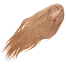 Khaki Synthetische Lange Rechte Lace Front Pruik Vrouw Cosplay