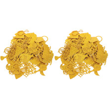 2Pcs Golden Paper Confetti for Party Decoration and Balloon Stuffing