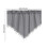 Short Solid Color Triangular Window Curtains, Rod Pocket Polyester Panels, 3-Pack, 51.18x23.62 in, Multicolor, Modern & Easy Install 3