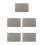 5Pcs Versatile Grey Cleaning Cloth for Violin Guitar Piano Instruments 1