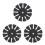 3Pcs Black Eva Rack 12 Arrows Protector for Sports 1