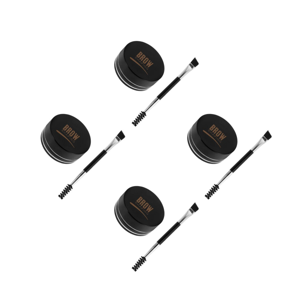 Villcase Black 4Pcs Waterproof Eyebrow Styling Gel Brow Makeup Gel