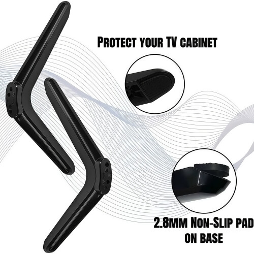 Heavy Duty Tilting TV Bracket Set For Secure Wall Mounting 2